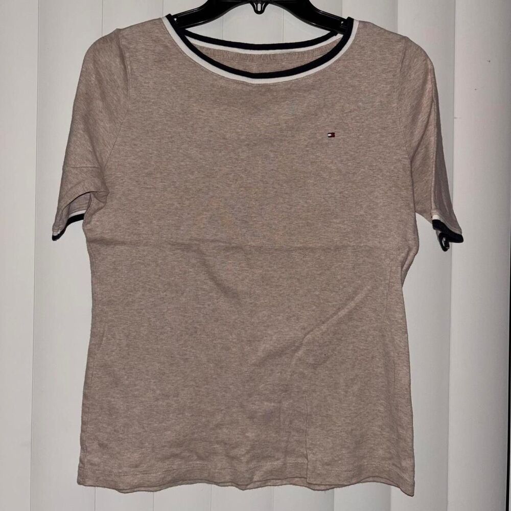 Tommy-hilfiger Women's  Tan T-shirt